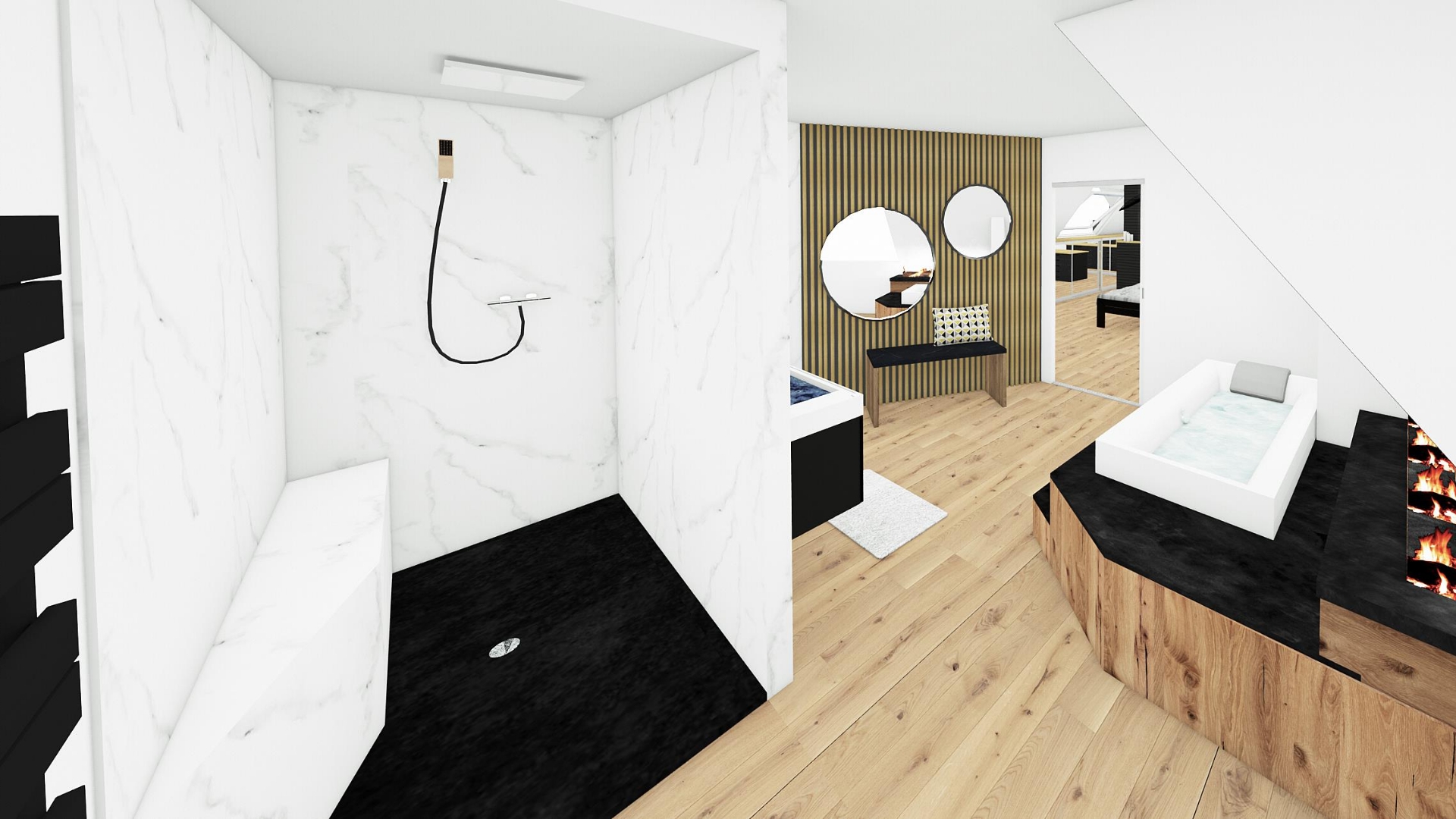 Décoration intérieure salle de bain