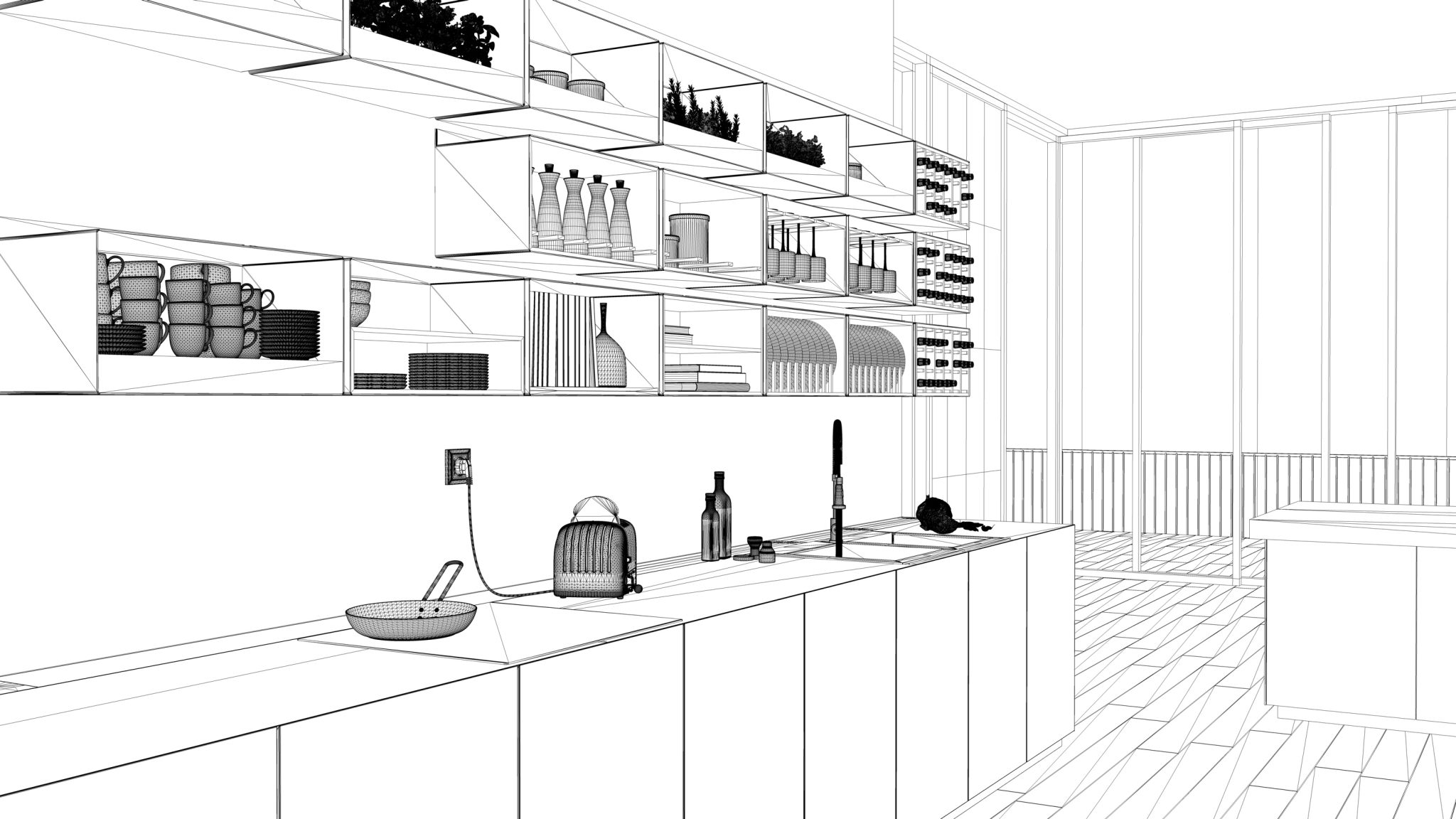 Dessin cuisine